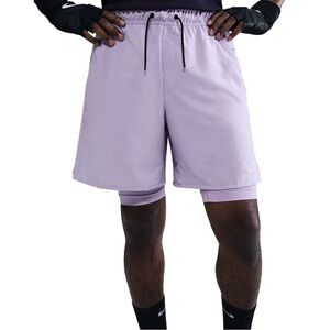 Nike Unlimited Dri-FIT 7" 2-in-1 Training Shorts Men’s Large Purple Lilac